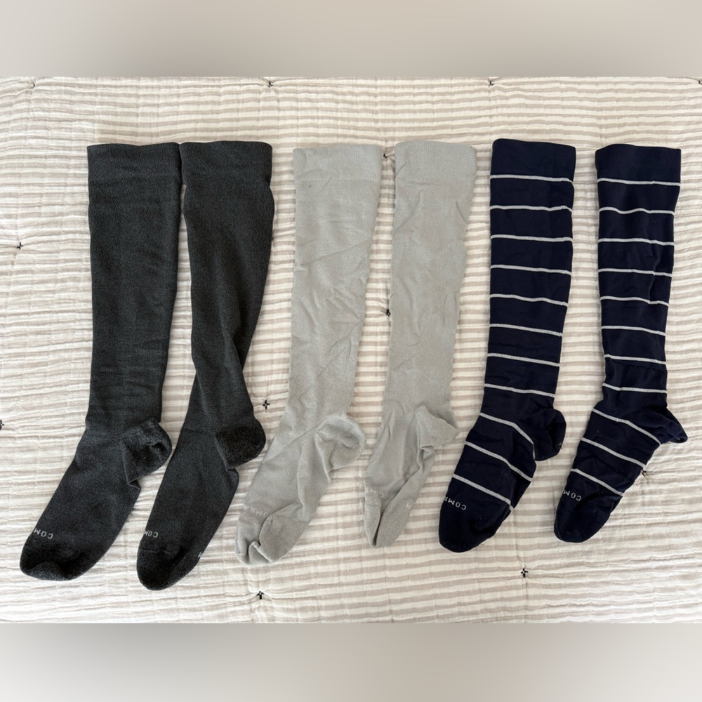 Comrad Knee-High Compression Socks 3 Pack - image 1